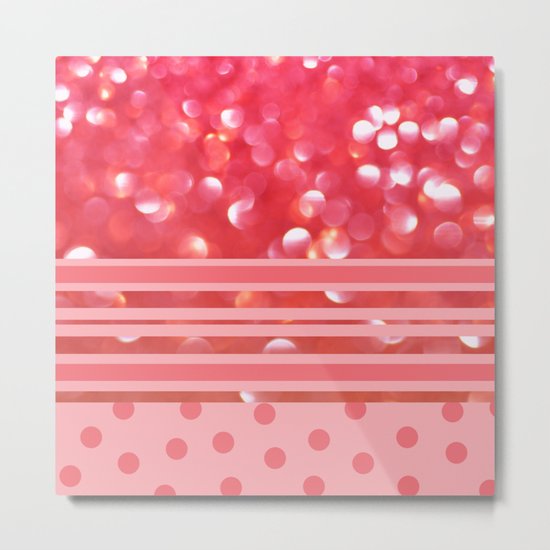 Raspberry Sherbet Metal Print