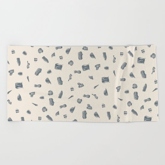Sur la Plage Beach Towel