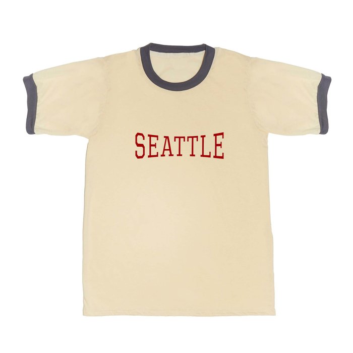 Seattle - Red T Shirt