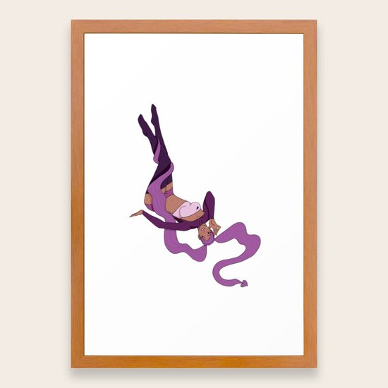 Entrapta Pinup Framed Art Print By Ladyluana Society6