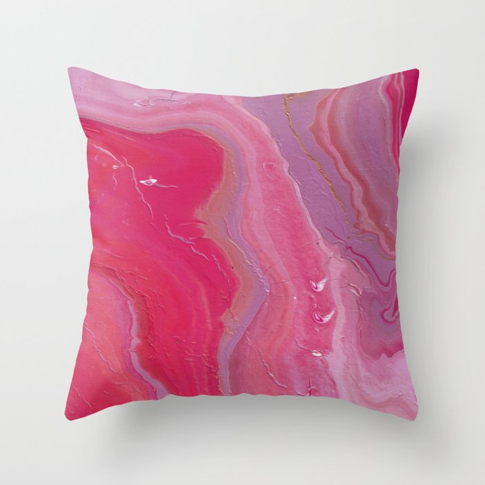 Powder hotsell pink throw