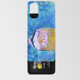 Reef Lover - Tropical Butterfly Fish Art Android Card Case