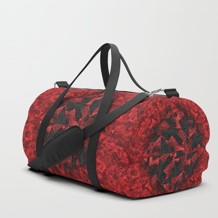 Ravens And Crows Duffle Bag By Melasdesign Society6 Ravens And Crows Duffle Bag