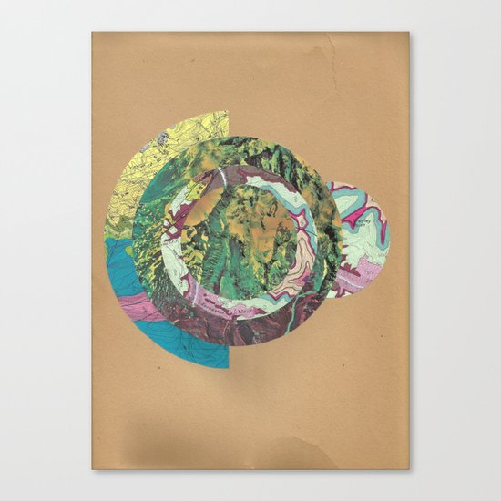 Topography Canvas Print