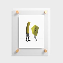 Because she's the cheese and I'm the macaroni Floating Acrylic Print