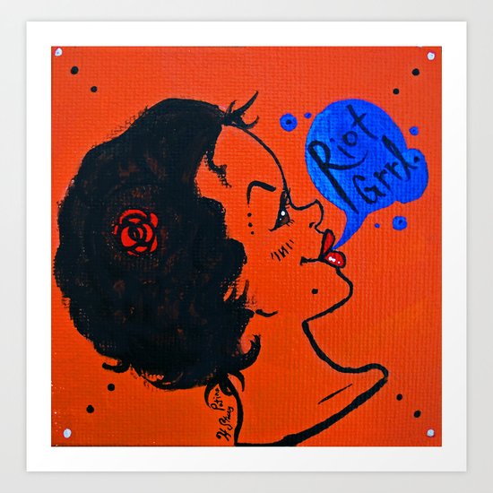 Riot Grrl Art Print