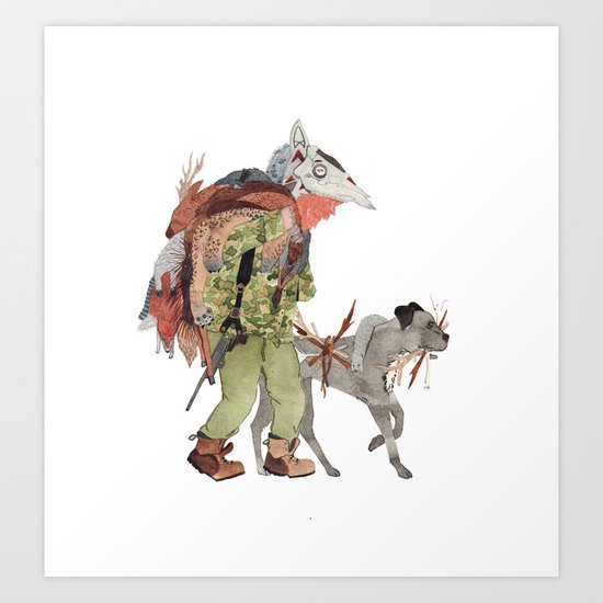 The Hunter Art Print