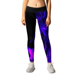 Up In Flames Leggings | Abstract, Photo 