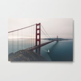 Golden Gate Bridge - San Francisco, CA Metal Print | Architecture, Goldengate, Bridge, Landscape, Bayarea, Goldenstate, Digital, Golden, California, Photo 