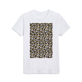 Leopard Gold White Brown Collection Kids T Shirt