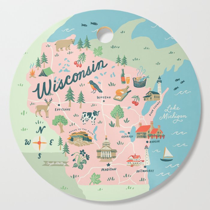 Wisconsin Cutting Board