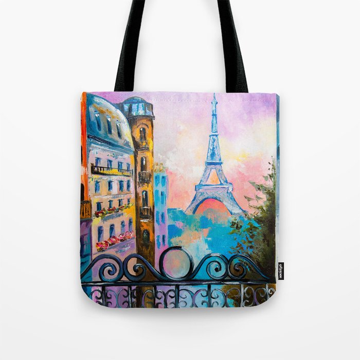 Romantic date in Paris Tote Bag