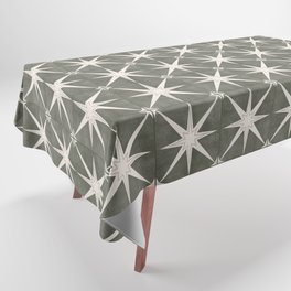 arlo star tile - olive Tablecloth