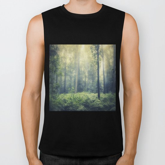 serene woodlands Biker Tank