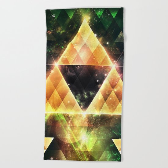 Triforce Beach Towel