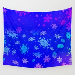 Flakes Falling Wall Tapestry