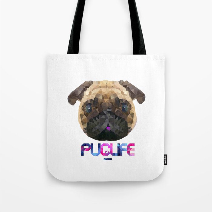 Pug Life Vector Tote Bag
