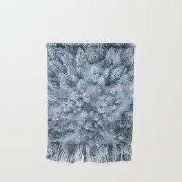 Winter Pine Forest Wall Hanging