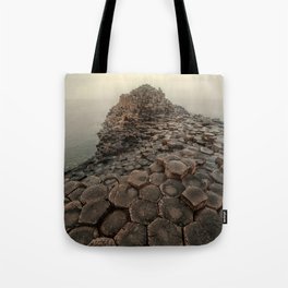 Sunny morning in Giant's Causeway Tote Bag