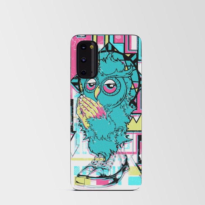 Owl Praying Android Card Case