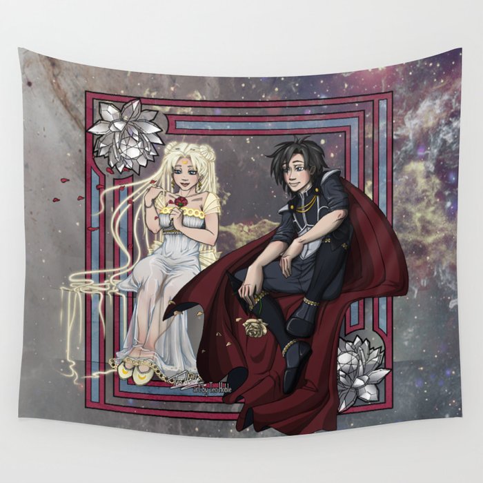 Princess Serenity And Prince Endymion Sailor Moon Wall Tapestry By Teohoble Society6