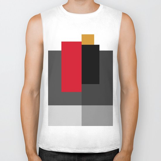rectangles2 Biker Tank