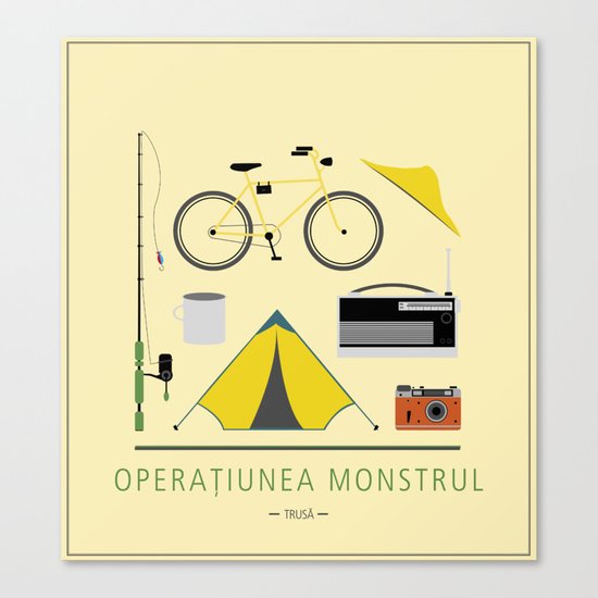 ROMANIAN MOVIE "OPERATIUNEA MONSTRUL" Canvas Print