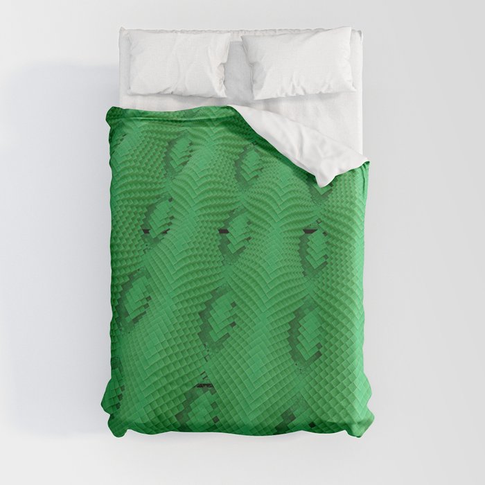 Green Bean Dreams Duvet Cover