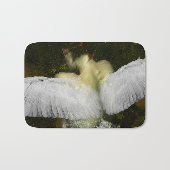 The angel of the hope Bath Mat