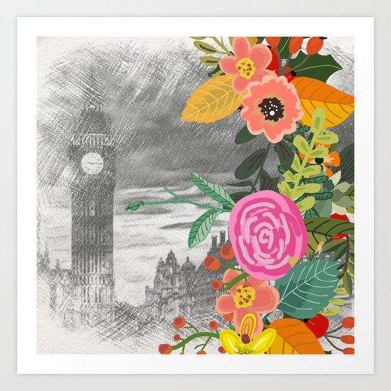 Flowers bouquet #13 Art Print