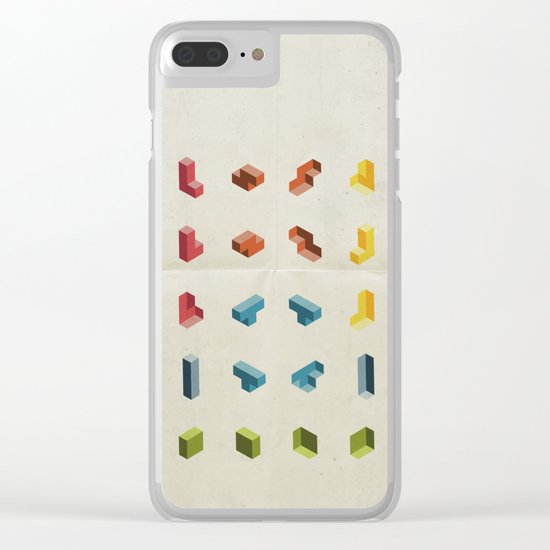 80s Starter Pack Clear iPhone Case