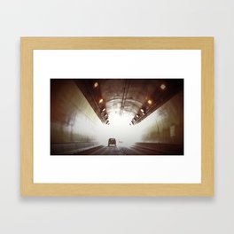 Tunnel Framed Art Print