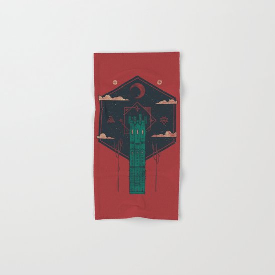 The Crimson Tower Hand & Bath Towel