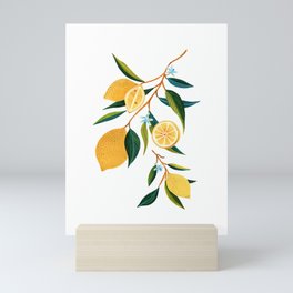 Summer Lemons Mini Art Print