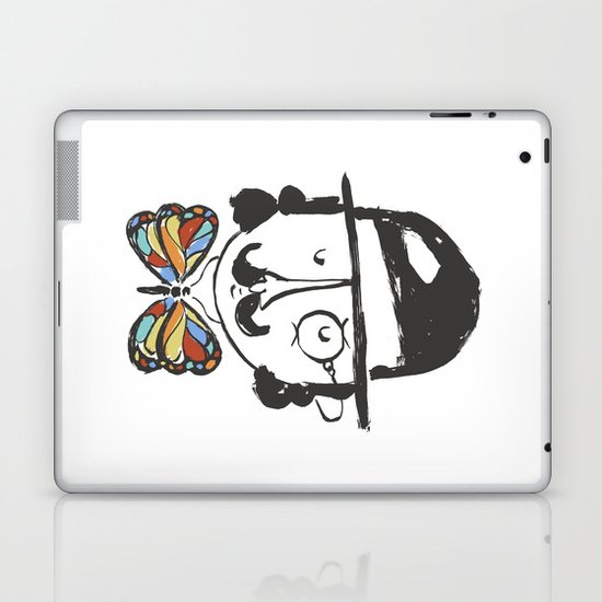 a classy butterfly collector Laptop & iPad Skin