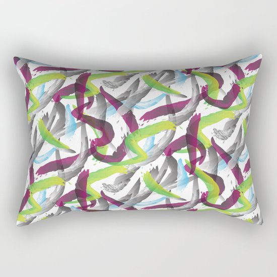 Purple shadows Pattern Rectangular Pillow