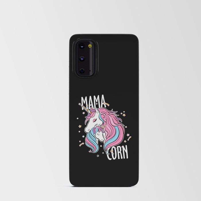 Mama corn cute unicorn mama mothersday 2022 Android Card Case