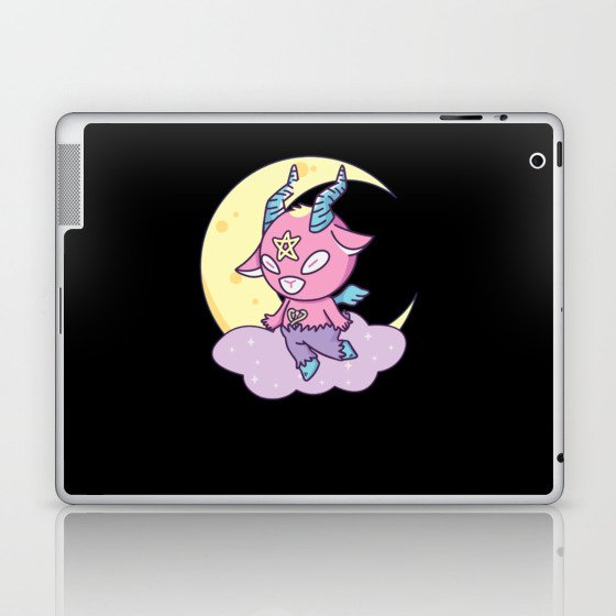 Kawaii Pastel Colors Gothic Cute Goth Goat Laptop & iPad Skin