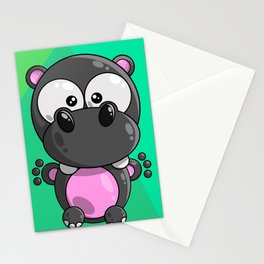 Hippo Stationery Card