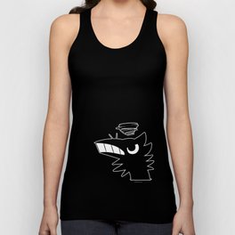Ugh angry fishcrow Unisex Tank Top