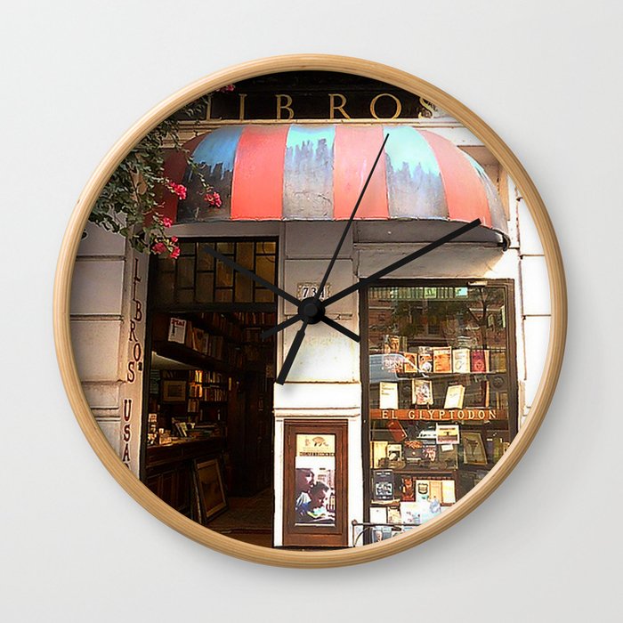 Libreria, Buenos Aires Wall Clock