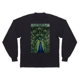 Peacock Art Long Sleeve T-shirt