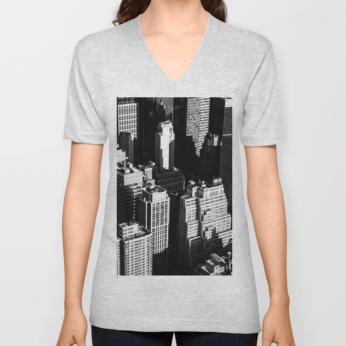Modern City V Neck T Shirt