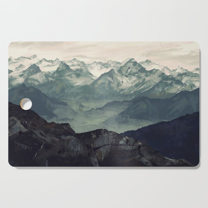 Mountain Fog Cutting Board