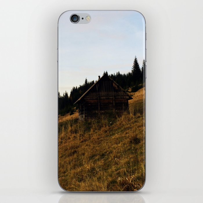 Cosy carpathian cabin iPhone Skin
