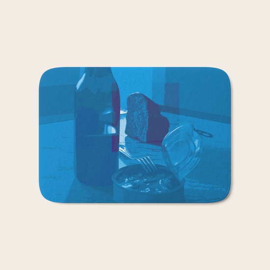 Monday Blues Bath Mat