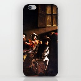 Caravaggio The Calling of Saint Matthew iPhone Skin