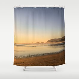 Canon Beach Sunset Shower Curtain