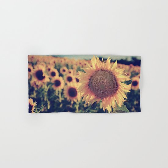 "Sunflowers" Vintage dreams Hand & Bath Towel