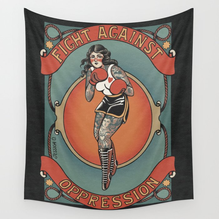 Fighter Wall Tapestry
